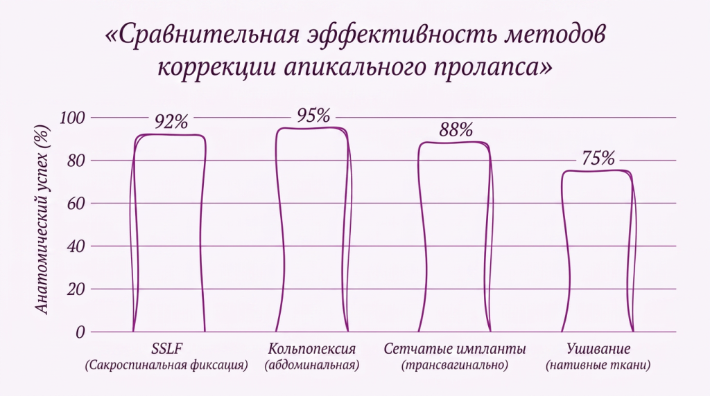 Сравнительная эффективность методов коррекции апикального пролапса .png
